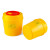 标燕（十件起购）【圆形6L】黄色塑料垃圾桶圆形一次性 医疗利器盒 锐器桶BYLJT-12