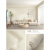 帕力美奶油风墙布无缝全屋客厅卧室现代简约轻奢壁布可定高3.5米 PM403-48奶油色