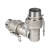 304不锈钢快速接头卡扣式F/e型水泵钢丝软管皮管水管扳把式活接 304DN32（12寸）CE1套