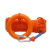 沸耐笙 水面漂浮救援绳导向安全绳打捞绳 6mm绳+扣 30米 1件