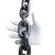 英耐特 G80级锰钢起重链条吊装索具国标铁链吊索具葫芦链条拖车链条吊链 6mm*1米（1吨拉力） 
