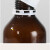戴丹直销500ml棕色实验瓶试剂盐水玻璃瓶螺口样品瓶防盗玻璃甲醇空瓶 500毫升棕色配蓝盖6只