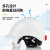 山都澳安全帽ABS透气领导监理头盔新国标可印字D996白色带护目镜