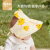 图涂丫（Tu Tu Ya）婴儿帽子夏季薄款3-6个月遮阳帽防紫外线0-2岁宝宝防晒1岁空顶帽 草莓兔-蜜桃粉 M码：建议6个月-2岁