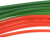 定制聚氨酯皮带PU圆带圆条传动带绿色粗面带红色光面带2mm-18mm可代接 红色光面2mm 其他