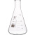 三角烧瓶耐高温烧瓶加厚摇瓶实验室锥形瓶50ml/100ml/250ml/5 三角瓶硅胶塞44-49（2个）