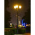 欧式路灯庭院草坪灯防水户外灯景观公花园别墅小区双头3米高杆灯 3.1米-双灯头黑色 送LED光源