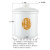 唯美的小配件适应炖锅隔水炖盅内胆盖子陶瓷白瓷大小汤盅蒸蛋盅炖罐燕窝原装 0.5L小号精炖MD-WBZS161  0.5L