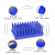 WB玻片沥水架晾片架橘色蓝色白色塑料柱式试管架66/102柱试管沥水架蛋白电泳制胶用玻璃板晾片架 102柱白色 柱式沥水架【1个】