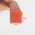 耐高温平板密封条防撞方型密封硅胶平板发泡隔音扁条橡胶垫 20*3mm红色