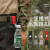 谋福（CNMF）户外战术尼龙饮料瓶织带挂 多功能登山便携水瓶挂扣 (黑色5个装)