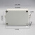 ABS塑料防水盒带耳户外防水接线盒密封盒监控电源盒子PC板仪表盒 150*100*40(灰盖)