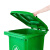 蚁揽月 户外垃圾桶 大号塑料加厚120L挂车款绿色商用环卫垃圾桶带盖分类工业小区物业翻盖果皮箱