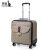 袋鼠（KANGAROO）袋鼠高颜值行李箱女新款皮箱拉杆箱男登机箱16吋20吋旅行箱24吋密 16寸横款可登机+送箱套