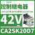 CA2SK20M7控制继电器交流220VAC线圈电压,触点2常开电流10A CA2SK20D7 AC42V 2常开