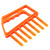 金诗洛 K5108 (2个)多功能百叶窗清洁刷 窗帘空调风扇去灰除尘毛刷缝隙刷子 橙色