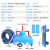游泳池吸污机水下吸尘器池底手动鱼池清洁吸污机泳池设备机械拍前 R600单人手动吸污机带过滤 送推