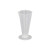 HKNA 实验室透明塑料杯子 耐高温带刻度量杯 塑料烧杯25ml 