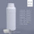 水杉1L氟化瓶带内盖加厚塑料桶四氟试剂瓶有机溶剂专用桶UN包装瓶 1L-白色（带内盖） 