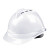 德威狮国标安全帽男建筑工程防护透气电力施工头盔abs定制 印字 白色V2型豪华透气款