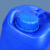 堆码桶加厚5升kg油桶化工桶溶液废液桶工业级密封桶塑料桶密封桶 25L蓝色双口款