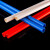 PVC穿线管16 20 25 家装电工套管预埋阻燃穿线电工红蓝色管走线管 16中型100米