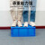 周转箱塑料盒子长方形户外手提螺丝盒收纳零件盒EU箱物流胶框胶箱 3号周转箱335*260*125mm(蓝)/1个 工业级品质
