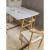 北欧餐桌家用小户型现代简约饭桌出租房长方形吃饭桌子餐桌椅组合 暖白色一桌两椅 140x80x75cm