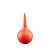 硅胶帽玻璃滴管滴瓶用洗耳球红皮头胶头滴管胶帽蓝球乳胶帽 15mL橡胶红球10个