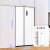 华凌 美的冰箱出品610升超大容量对开门冰箱一级能效风冷无霜WiFi智能家用电冰箱HR-610WKPZH1白色超薄