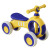 儿童滑步车1-3岁幼儿无脚踏四轮平衡车宝宝滑行车小孩玩具扭扭车 洛克黄带灯光+音 0寸 乐适合1-3岁