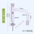 水分活塞油水 平行仪器节玻璃分离器器材分水器可定制管实验室阀 C型斜管玻璃活塞24*24
