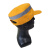 路宁 工作帽作业帽 可定制logo 黄色带反光条 15 