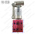 液压手动泵螺纹插装手动压力泵高压力油泵小型压力泵LHP-10油压泵 手动泵+块 板式过渡块