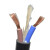 望津 橡皮电缆3*6平方重型橡套软电缆 移动电器用耐油耐磨 抗拉防冻 3芯橡皮电力电缆 黑色1米
