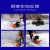 手推式铲全齿轮滚刷驾驶电动小型扫雪机清除雪道路抛雪机 1200全齿轮抛雪机