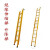 电工专用关节玻璃钢梯折叠梯人字梯合梯伸缩梯绝缘梯直梯 伸缩梯8米