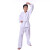 盈娃（YINGWA）空手道服儿童成人运动训练服 成人跆拳道服套装z 白色 100cm