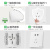 施耐德电气施耐德开关插座绎尚86型家用墙壁式10A五孔带USB一开双控空调插座 一开多控开关