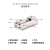 导轨滑台气动手指气缸MHF2-8D-12D-16D-20D/D1/D2薄型气爪代替SMCAA 滑台MHF2-12D1R