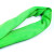 定制适用国标工业柔性吊装带双扣环形3/5/10吨起重圆形软吊带吊车吊树吊绳 默认 2吨1.5米 橘色，绿色