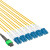 海乐(HAILE)单模万兆MPO-LC 12芯 OS2 40G转10G模块用跳纤 1米 MPO-S12-LC-1M