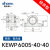 立式双轴承铝合金KEWP60006001600260036004T型固定带座轴承 KEWP6005-40-40孔径25 厚度40中心