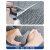 海斯迪克 HKZX-10 PVC镂空防滑垫 S形塑料地毯浴室地垫 灰色1.6*15m厚4.5mm