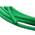 千石聚氨酯粗面圆带粘接圆形皮带O型传动带出口品质绿色可接驳PU圆带 6mm一条10米长
