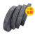 黑碳化硅砂轮橡胶 铝 专用 黄铜砂轮 大气孔磨铝砂轮非标定做 250*25*32C60J