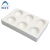 阿力牛 ASY-123 白色陶瓷反应板 耐腐蚀耐酸碱点滴比色板 6孔反应板(5个装) 
