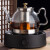 法漫玫日本进口品质电磁炉专用烧水壶电磁炉玻璃烧水煮茶壶 养生壶平 1100ml E款+800W黑色电陶炉