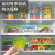 美丽雅（MARYYA）塑料保鲜盒冰箱冷藏收纳盒生鲜蔬菜水果分类盒微波炉加热饭盒 大容量三件套