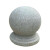 麦锐欧 大理石圆石球 石球墩 广场石墩子 圆球石墩 直径30cm